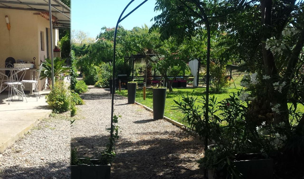 Aux Roses De L'Etang Hotel Capestang Exterior foto